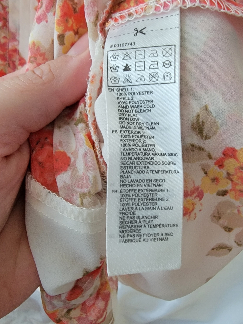 Y2K Forever 21 White Floral Peplum Cami Top - Picture 5 of 5